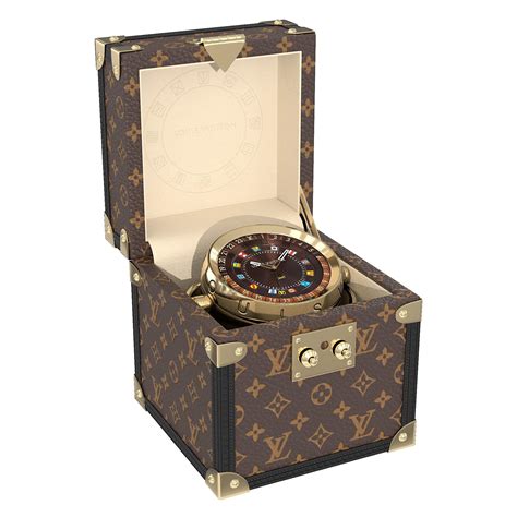 louis vuitton trunk table clock|Louis Vuitton table clocks.